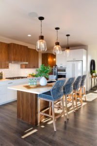 Detroit Lakes Custom kitchen with wicker furniture built by Radiant Homes