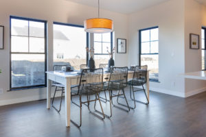 Contemporary chic dining room in Custom Home in Fargo, ND